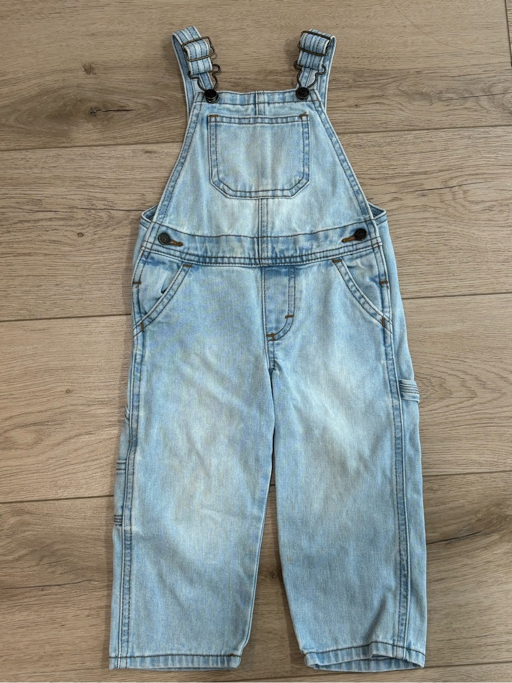 Kids Wrangler Light Blue Denim Overalls